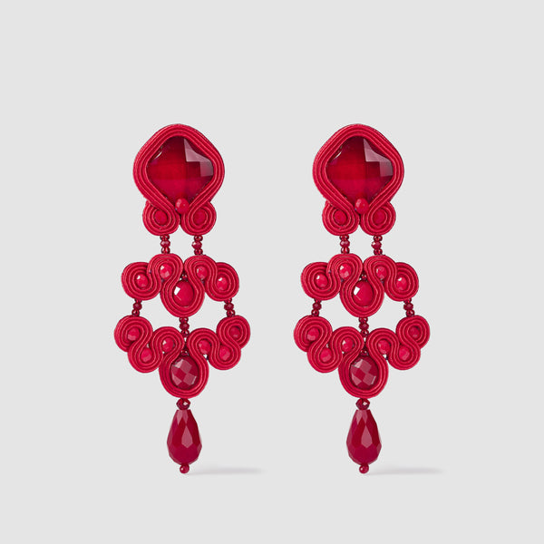 Pendientes Passion Rouge XL